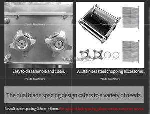 Commercial Industrial Meat Slicer New Condition Pork <b>Chop</b> and Steak Cut Beef Cutting <b>Machine</b> 220v - Product Image 3