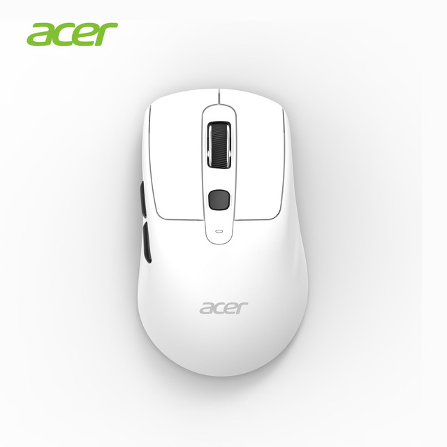 acer OMR227 Wireless Mouse with USB 2.4g Receiver Optical Tracking 4000 Dpi 6 Buttons Silent Click for Laptops