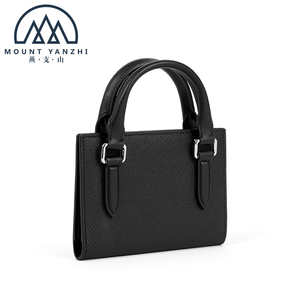 Portefeuille de voyage de luxe en cuir véritable avec logo personnalisé, protection RFID, deux poignées et emplacements pour cartes de crédit, modèle Mount Yanzhi - Product Image 4