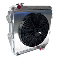 Radiateur entièrement en aluminium avec cache de ventilateur pour Toyota Hilux LN106 LN111 LN107 2.8L - Diesel 1988-1997