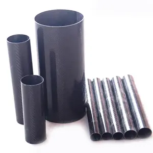 Carbon Fiber Round Tube 3k Twill 20mm 30mm 50mm Carbon Fiber Tubing