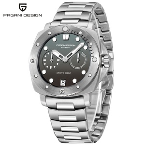 PAGANI DESIGN PD1767 Men's <b>Automatic</b> Mechanical <b>Wristwatch</b> Stainless Steel Strap Sapphire Crystal Diving Waterproof Reloj Hombre - Product Image 5