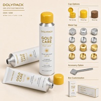 Tube souple en aluminium personnalisé pour crème pour les mains et lotion de soin, avec capacité personnalisable et bouchon à vis, conception et échantillons gratuits