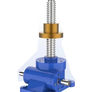 Electric <b>Worm</b> <b>Gear</b> Actuator Small Hand Rocker Screw Ball Stainless Steel Turbine Screw Lift - Product Image 2