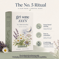 Tisane Apaisante Evening Wind Down en Sachets – Mélange Botanique d'Herbes et de Fleurs pour une Pause Calme et un Rituel Nocturne