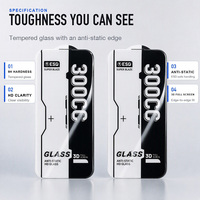 Protection d'écran en verre incurvé incassable et anti-rayures pour iPhone 17 Pro Max 16 Samsung Xiaomi Huawei Android – Pour détaillants de téléphonie mobile