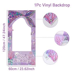 120*60 ס "מ ילדים יום הולדת באנר רקע בד קריקטורה יום הולדת - Product Image 2