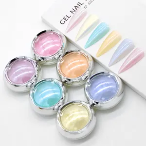 Aurora Mirror Effect Chrome Nail Powder Glitter Nails UV Gel Polish Pigment Nail Art Decoration Accessories Eyes Makeup