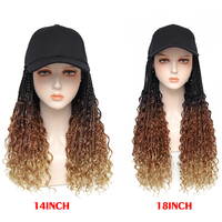 Perruque Casquette de Baseball Tresses Boîte Déesse Bohème Synthétiques de l'Usine de Gros Julianna Hair – Perruques Casquettes Tressées Boîte Déesse Bohème