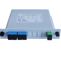Vente directe usine Chine : Répartiteur PLC FTTH de qualité opérateur 1 à 8, connecteur de fibre optique SC UPC/APC LC, fibre G657A1, garantie 3 ans