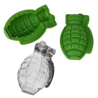 SHUXIN Outil de cuisson créatif en forme de grenade en silicone jetable pour gâteau et glace YZ-73