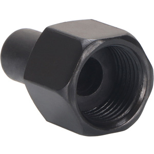 Raccord de transition hydraulique en acier au carbone noir, connecteur hexagonal soudé pour raccords de manomètre - Product Image 1