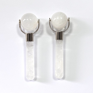 อุปกรณ์นวดหน้าแบบกำหนดเอง ลูกกลิ้งหน้าหยกขาว - Product Image 2