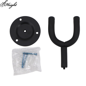 Soporte de Pared para Guitarra con Bloqueo Automático y Estante, Colgador de Guitarra Resistente para Ukelele, Guitarras Acústicas, Eléctricas y Bajos, Exhibición para Estudio en Casa - Product Image 3