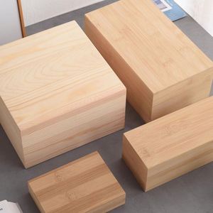 Eco-Friendly Bamboo Rectangular Wooden <b>Box</b> with Pine Engraving for Desktop Storage and Christmas <b>Gift</b> Packaging - Product Image 3