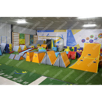 ZONWINXIN, suministro de fábrica, equipo de Parkour personalizado, deflector de trípode de goma pequeño de alta calidad, juego de equipo de Parkour para niños