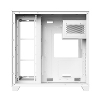 AntarcChill Full Tower ATX MATX Full View Three Transparent Side Panels Dated Computer Case Cover PC Case