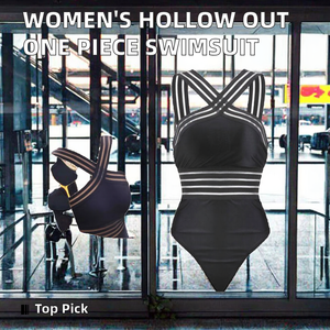 Traje de Baño Entero para Mujer con Diseño Calado, Tejido Personalizado, Servicio OEM - Product Image 2