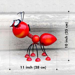 Métal Art De Jardin Décoration En Acier Fourmi Rouge Figurine avec les Lumières MENÉES Actionnées Solaires pour la Cour, Patio, pelouse et Jardin Décor et <span class=keywords><strong>Orn</strong></span> - Product Image 4