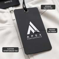 Etiquetas de Papel Blanco Premium para Prendas con Logotipo en Relieve, Estampado en Lámina y Corte de Precisión para Ropa de Diseñador y Gorras