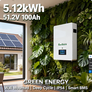 Batterie solaire 48V 51.2V 100Ah 5kWh pour système solaire hybride, montage mural - Product Image 4