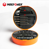 Kit d'outils de réparation de précision avec embouts de tournevis ronds et oranges Maxpower, 20 pièces