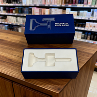 Boîte à rasoir en carton rigide personnalisée de luxe avec laminage mat - Boîtes d'emballage en papier pour rasoirs de sécurité
