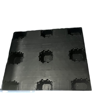 Nestable 48 "X 40" X 45 "X 45" kotak lipat palet bergelombang dapat digunakan kembali wadah lipat dapat ditumpuk - Product Image 6