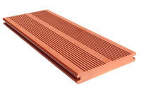 Planche de terrasse en composite WPC durable, moderne, antidérapante, écologique, imperméable pour l'extérieur