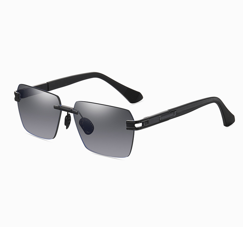 rimless sunglasses men luxury brand