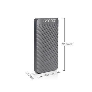 قرص صلب محمول جديد MD006 نوع-C 3.<span class=keywords><strong>2</strong></span> الجيل الأول بسعات 512 جيجابايت و1 تيرابايت و<span class=keywords><strong>2</strong></span> تيرابايت و4 تيرابايت مصنوع من سبائك الألومنيوم للحواسيب المحمولة - Product Image 4