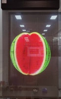 Écran de projection holographique LED HD pour publicité interactive, salons professionnels, utilisation en ascenseur - Affichage numérique couleur haute définition