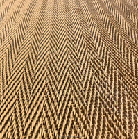 Pierre flexible MCM à texture lin naturel, panneaux tissés en chanvre pour la conception de murs décoratifs intérieurs