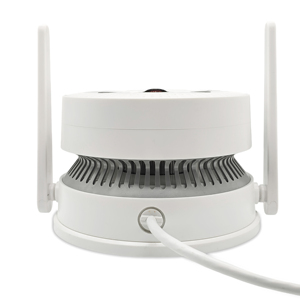 กล้องรักษาความปลอดภัยในบ้านแบบไร้สาย, กล้อง IP ไร้สายมีระบบตรวจจับควันไฟที่น่ากลัว - Product Image 2