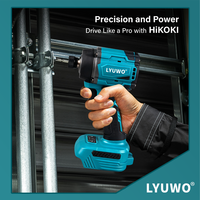 Perceuse-visseuse électrique sans balais LYUWO 230N à couple élevé, kit de perceuse manuelle avec batterie au lithium rechargeable, en fer, pour la construction