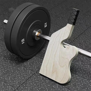 Support d'haltères en bois support de levage mort en bois Compact Heavy Duty Portable Squat Wedge pour Gym Home Power Lifting - Product Image 2