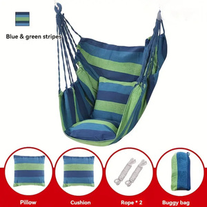 Silla Hamaca de Lona Estilo Vintage para Dormitorio, Capacidad de 150 kg, para Niños, Estudiantes, Uso en Exteriores y Patios, Envío Directo Internacional - Product Image 2