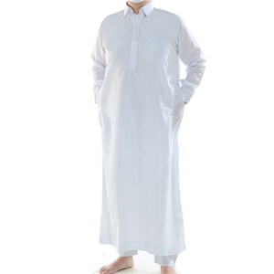Abaya para Hombre, Ropa Islámica, Manga Larga, Gamis Musulmán, Vestido Jubah Árabe, Thobe Musulmán, <span class=keywords><strong>Pathani</strong></span> Kurta para Hombre, Jilbab - Product Image 5