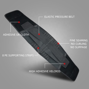 ผ้าตาข่ายระบายอากาศนุ่มสนับสนุนเอวพยุงหลังเพื่อบรรเทาอาการปวดหลังส่วนล่างด้วยแถบ PE 8 - Product Image 2