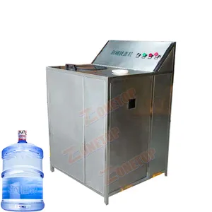 Semi Automatic BS-1 18L 19L 20L 5 Gallon Plastic Bottle Inside And Outside Rinsing Machine