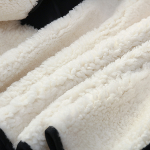 Gilet Invernale da <span class=keywords><strong>Uomo</strong></span> Imbottito in Lana, Antivento, Traspirante, Caldo, in Pelle di Pecora, con Fodera Staccabile - Product Image 4
