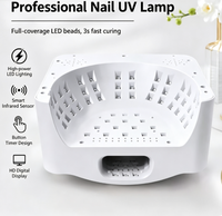 Nouvelle conception, lampe UV pour ongles à séchage rapide, grande capacité, 5 minuteurs, lampe UV LED professionnelle pour salon de manucure, double zone