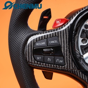 Alcantara พวงมาลัยรถยนต์ LED คาร์บอนไฟเบอร์สำหรับ <span class=keywords><strong>BMW</strong></span> <span class=keywords><strong>G10</strong></span> G20 G30 G42 G01G87 G01 G06 G80 G25 G38 G18 G22 - Product Image 3