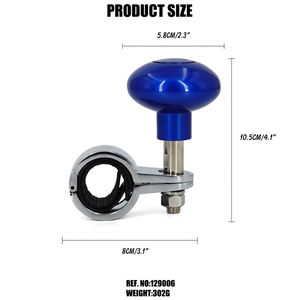 ตัวช่วยในการหมุนของพวงมาลัยสปินเนอร์ของพวงมาลัยอัลลอยด์สังกะสีอเนกประสงค์สำหรับรถ - Product Image 2