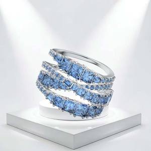 <span class=keywords><strong>แหวน</strong></span><span class=keywords><strong>คู่</strong></span>เซอร์คอนสวารอคใหม่ปี 2025 เหมาะสำหรับธีมสีรุ้ง แต่งตัวประจำวัน งานปาร์ตี้ งานเลี้ยงต่างๆ - Product Image 4