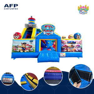 Castillo Inflable Comercial para Niños, Alquiler para Fiestas, Castillo Inflable con Diseño de Perros, Castillo Inflable para Exteriores - Product Image 3