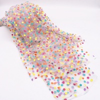 Tissu en tulle polyester à pois colorés pour robe, jupe tutu, nœud papillon, accessoires pour cheveux DIY
