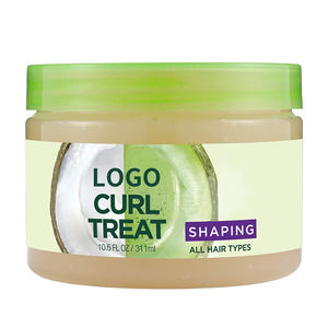 Cire pour cheveux de qualité supérieure sans parfum Tenue légère et mate/aspect naturel et beurre de karité et huile de noix de <span class=keywords><strong>coco</strong></span> Cire pour cheveux Contrô<span class=keywords><strong>le</strong></span> des bords - Product Image 1