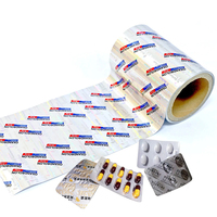 Rouleau de papier aluminium gaufré de qualité alimentaire PTP pour usage pharmaceutique et culinaire, emballage sûr pour les aliments
