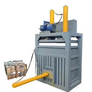 Vertical Hydraulic Waste Paper Plastic Baler Waste Plastic Packing Compress Baling Machine